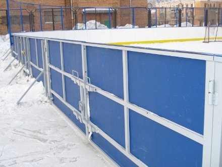 Установка, монтаж хоккейной коробки Ханты-Мансийск